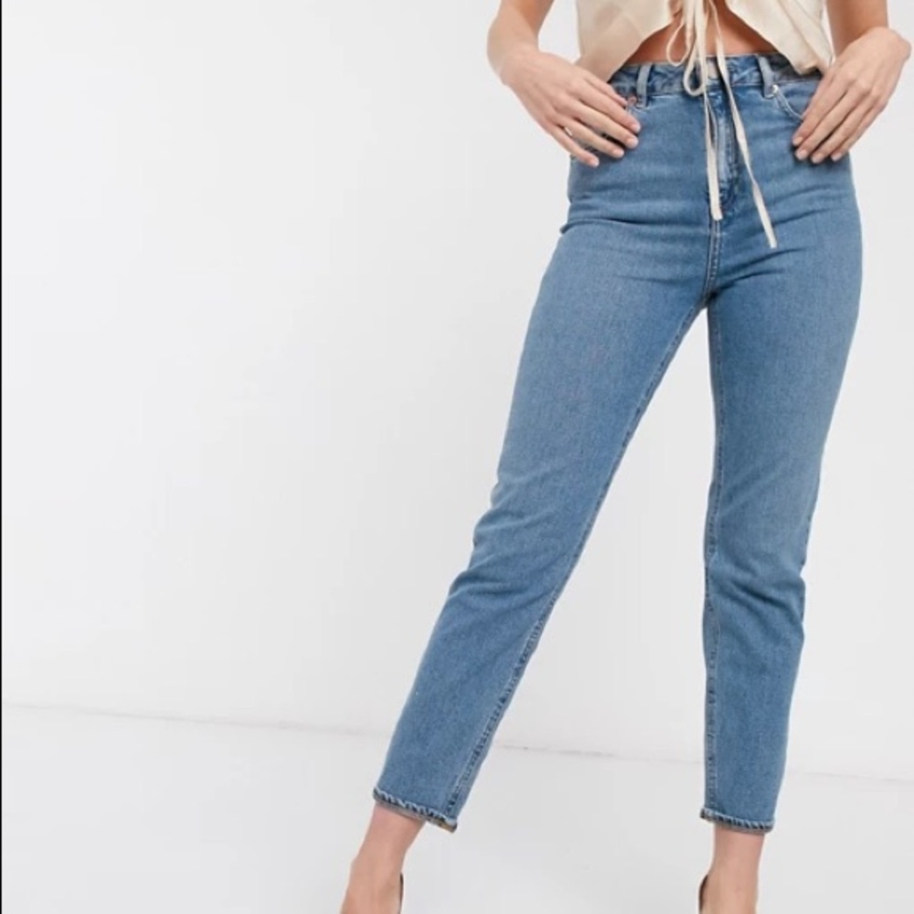 ASOS DESIGN high rise farleigh mom jeans